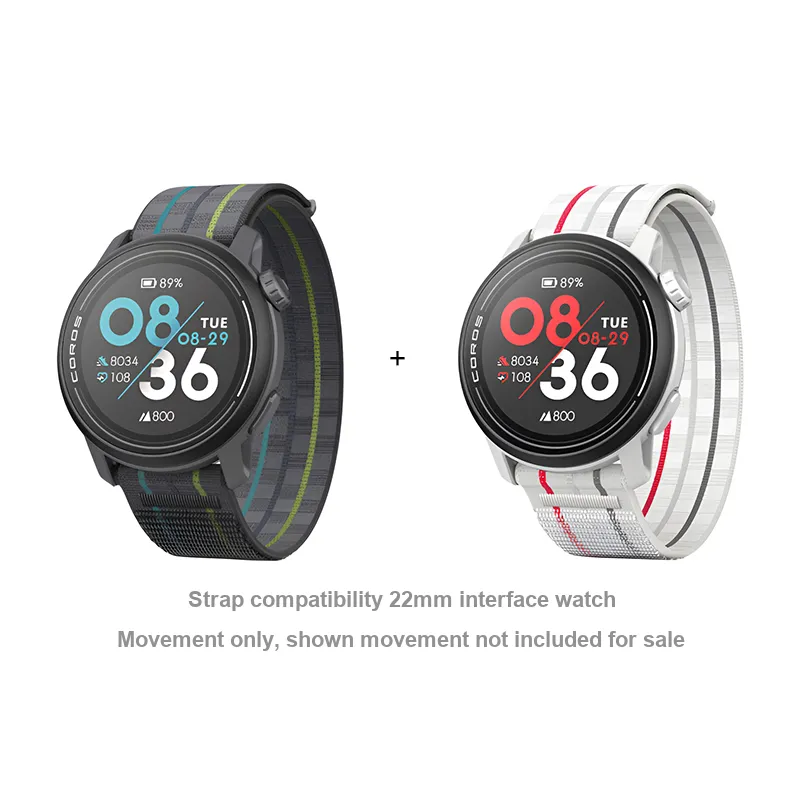 FZRT Watch Bands Breathable Stripes Nylon Quick Release Strap Unisex-6