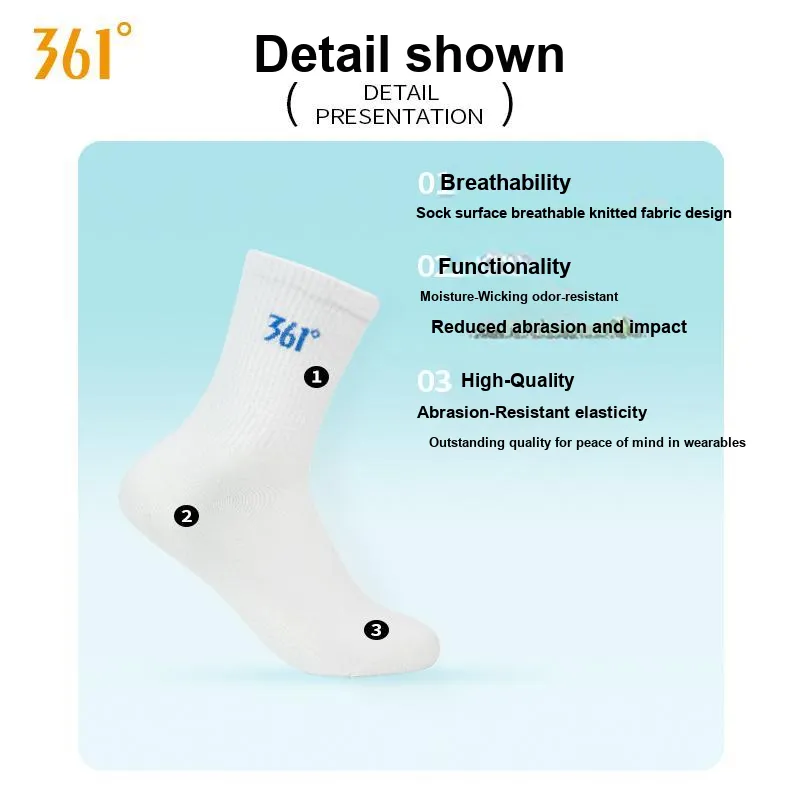 361° Knee High Socks Unisex Combo Set-2