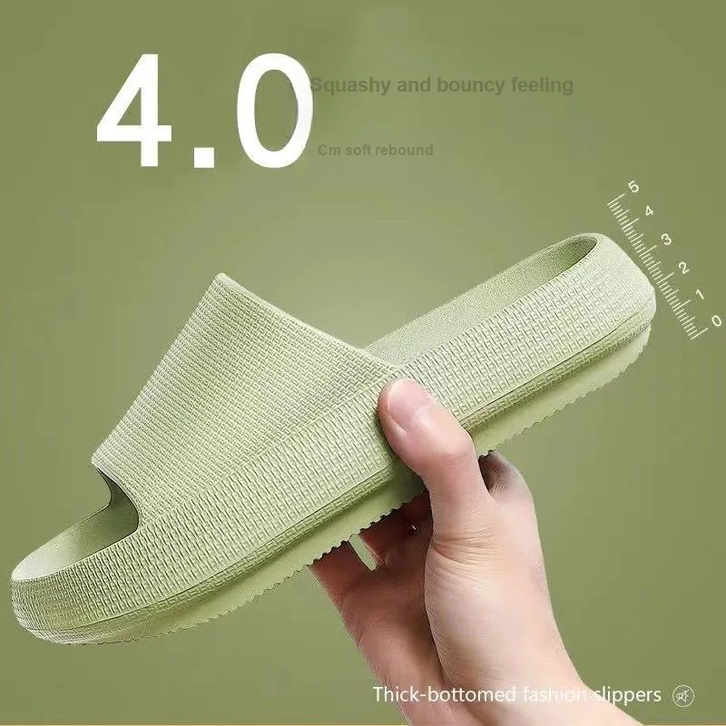 NAIHUO Four Seasons EVA Squashy And Bouncy Feeling Platform Slippers Home Bathroom Slip Resistant Odor Resistant Unisex-16