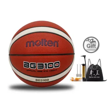 Molten PU Basketball Red White Size 7 Size 6 Training Unisex