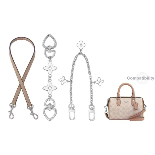 Lan Bao Fan Микрофибра Сплав Сумка Ремень Женская Серебряная Золотая