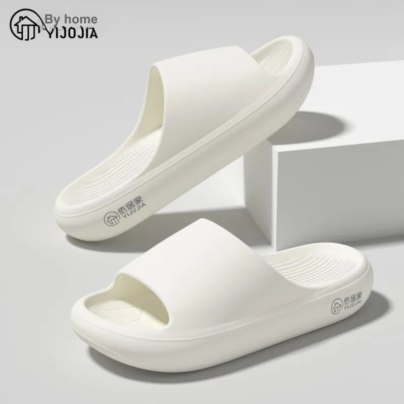 Stay At Home Platform Slip Resistant, Abrasion Resistant, Squashy And Bouncy Feeling Slippers-1