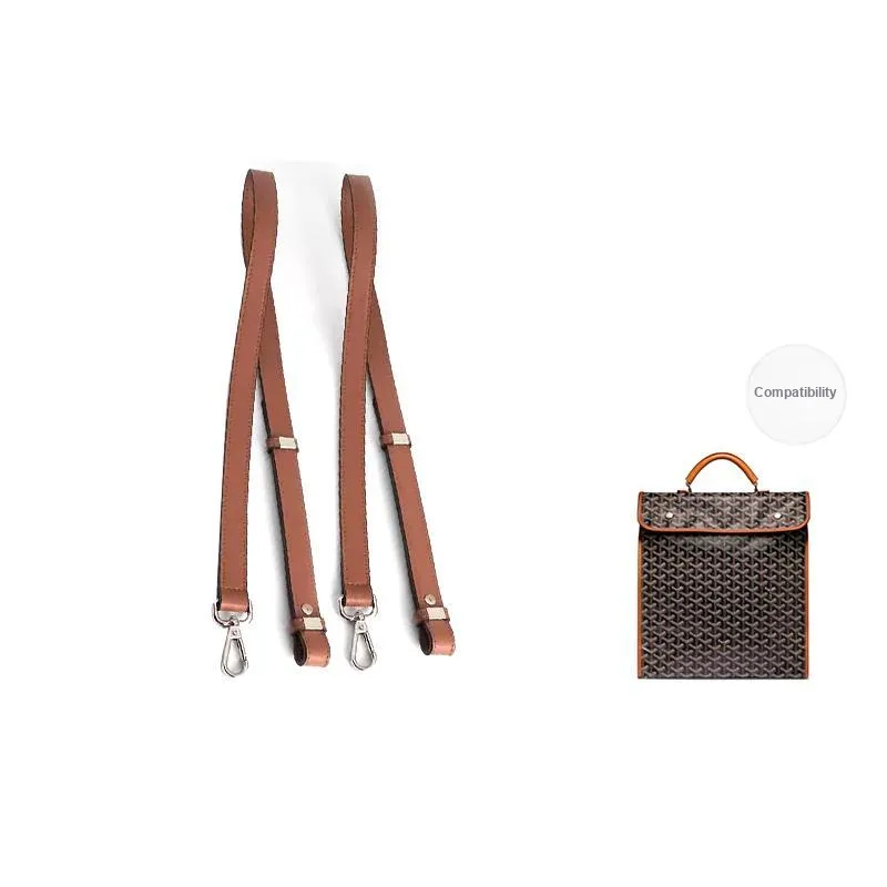 Jingxi Canvas Adjustable Nylon Webbing Dogtooth Strap Pack Shoulder Strap Women's Black/Brown-4