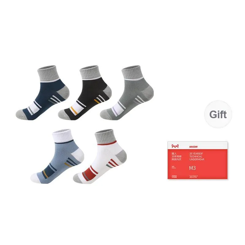 MIIOW Mid Calf Socks Men's Combo Set-12