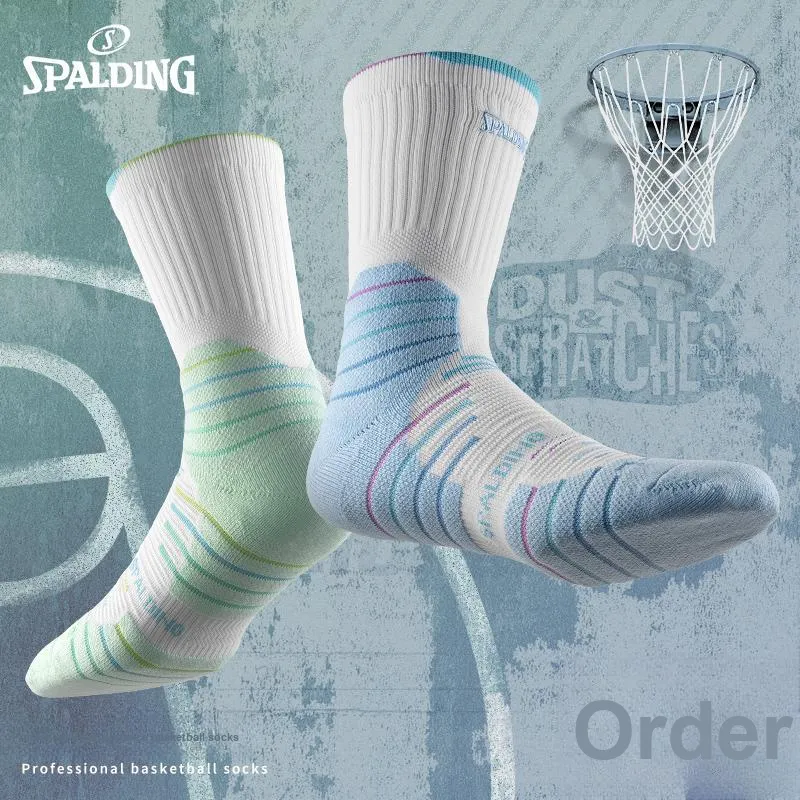 SPALDING Unisex Basketball Socks-5