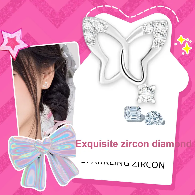 Barbie Copper Alloy Stud Earrings Women's-4
