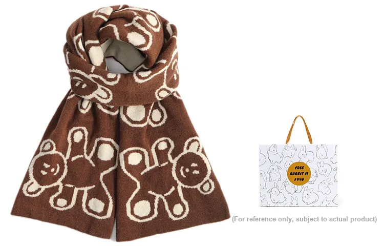 FREE RABBITⅡ Knit Scarves Unisex-8