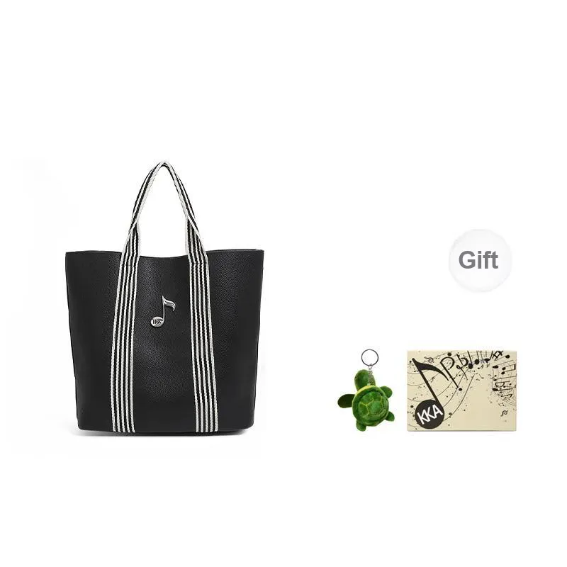 KKA PU Handbag Regular Women's Brown/Black/White-5