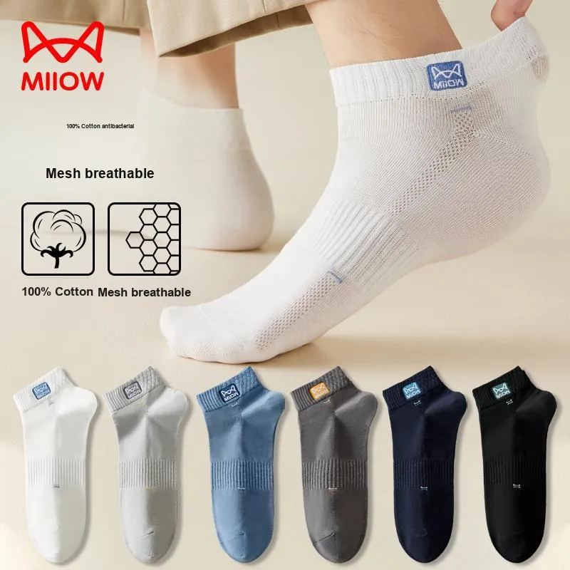 MIIOW Cool One Summer Series Ankle Socks Men's 5 Pack-40