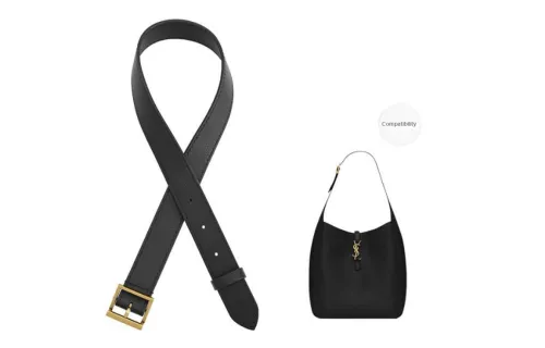 Lan Bao Fan Cow Leather Bag Accessories Women's Black