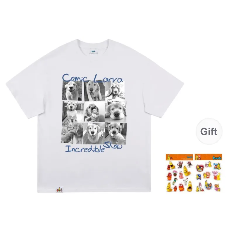 COMIC LARVA T Shirts Unisex-10