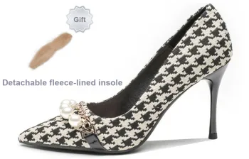 Ainer-cat Slim Heel High Heels 7cm Women's