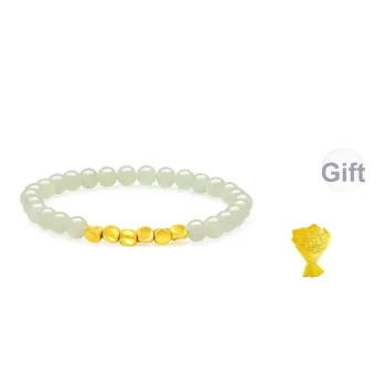 ZSY Hetian Jade Bracelets Pale Greenish White Jade Women's