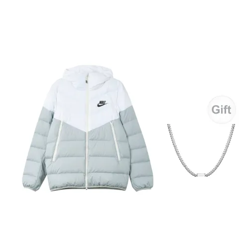 Nike Down Jackets Unisex White Necklace