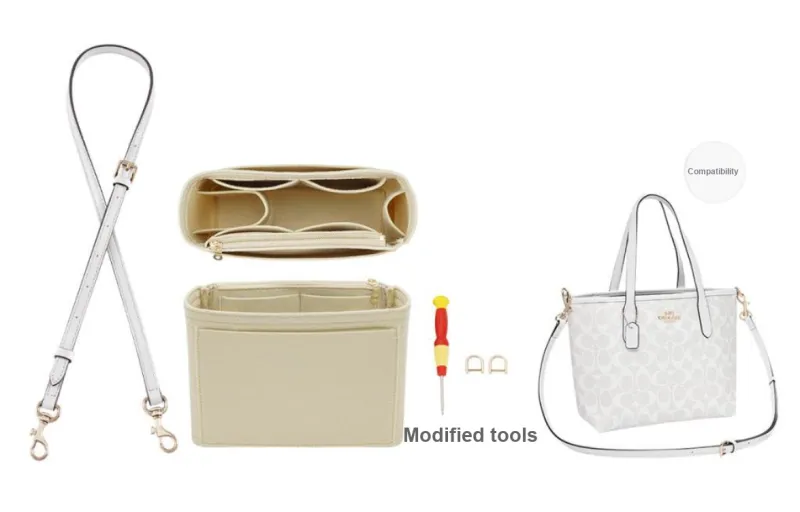 GUYI Leather DuPont Paper Storage & Organization Lining Bag Insert Women's-60
