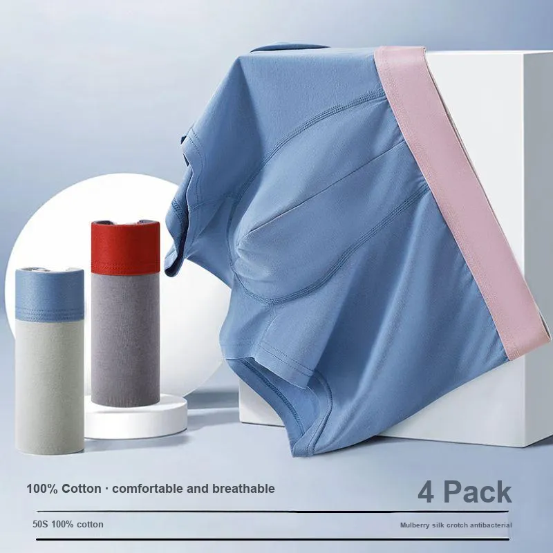 RED DRAGONFLY Cotton Panties Men's 3 Pack Gift Box Set-2