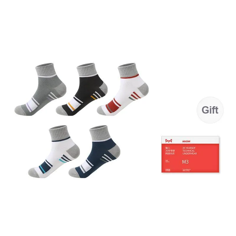 MIIOW Mid Calf Socks Men's Combo Set-8