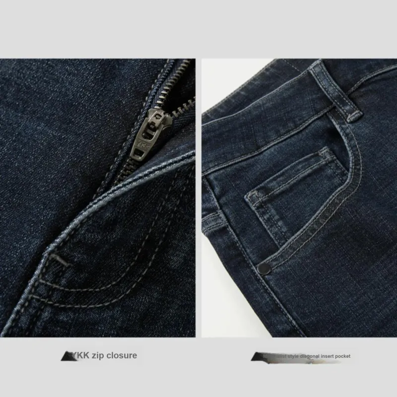 HLA Jeans Men Denim Blue Transition Color Dark 9E-4