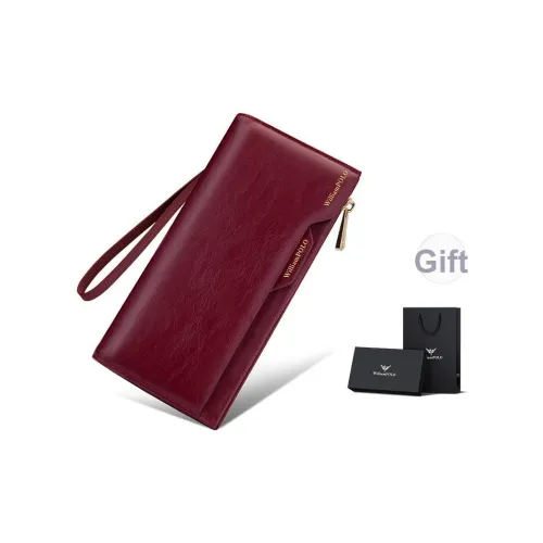 WilliamPOLO Чехол для телефона из коровьей кожи кошелек стандартный женский белый красный черный серый