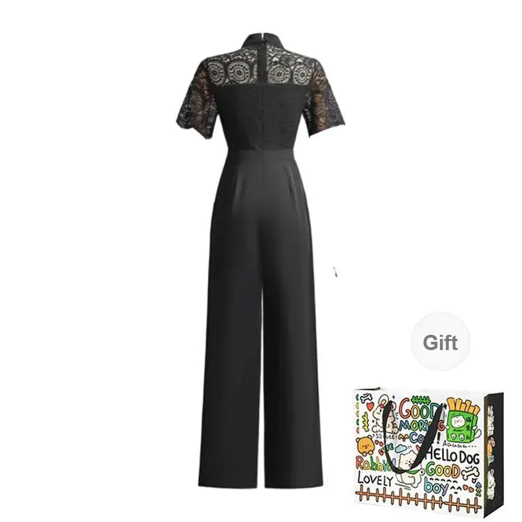 OURUOKE Skirt Set Women's Black-1