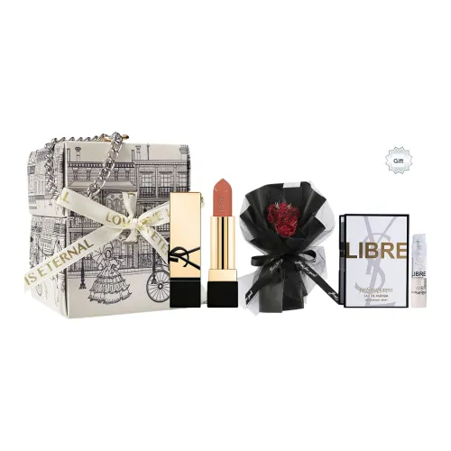 SAINT LAURENT Набор образцов помады Черный Angel Box Помада Сатиновый Блеск Легко наносится Смесь для лица