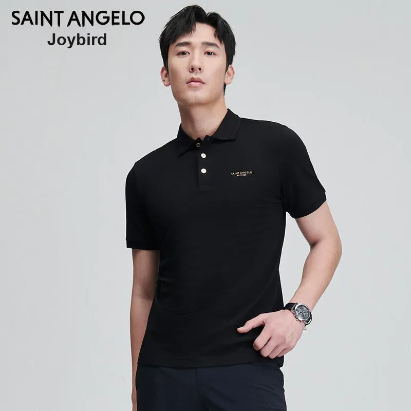SAINT ANGELO Polo Shirts Unisex Black-1