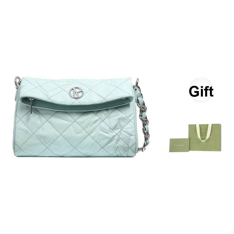 VANESSA HOGAN Корова Кожа Сумка для Коммуникативных Пояса Сумка через плечо Средняя Женская Экрю Черный Светло-Синий