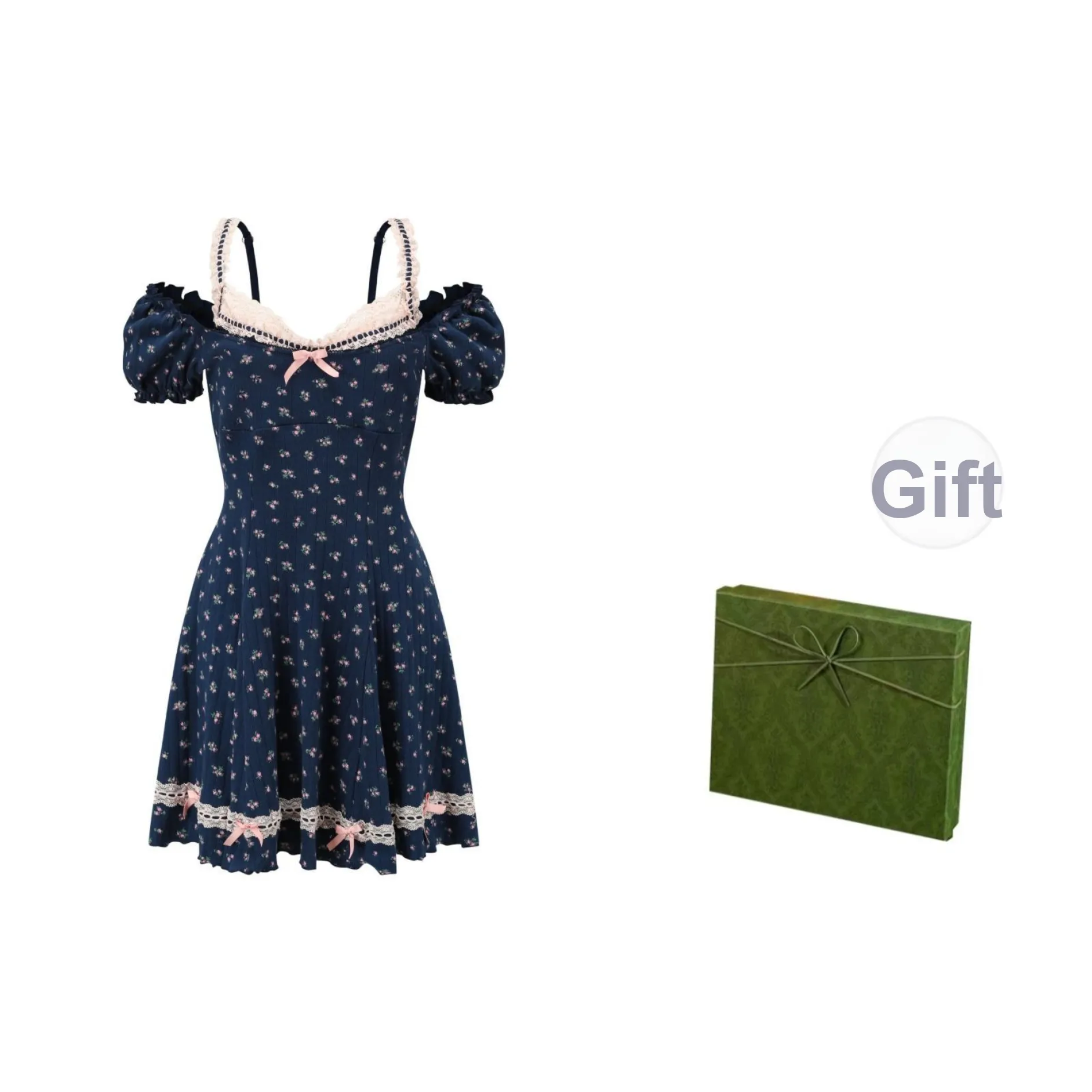 DITB Темно-синий Синий Женские Слип-платья