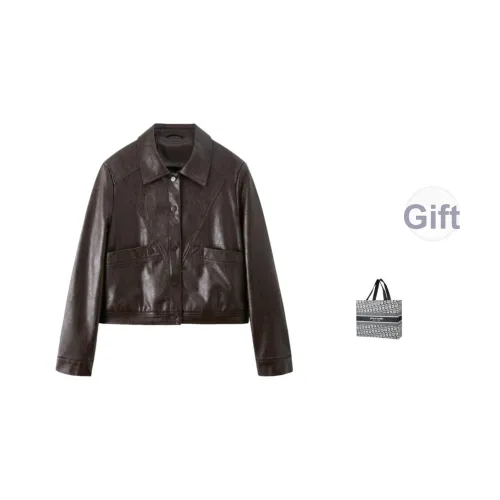 PIERRE CARDIN Кожа Куртка Женская