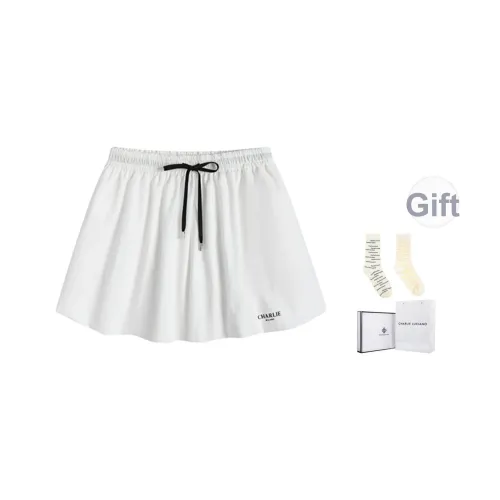 Charlie Luciano Повседневные короткие юбки Женские Белые