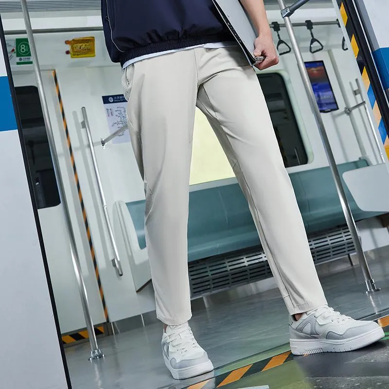 XTEP Casual Pants Regular Men's Castle Gray-2
