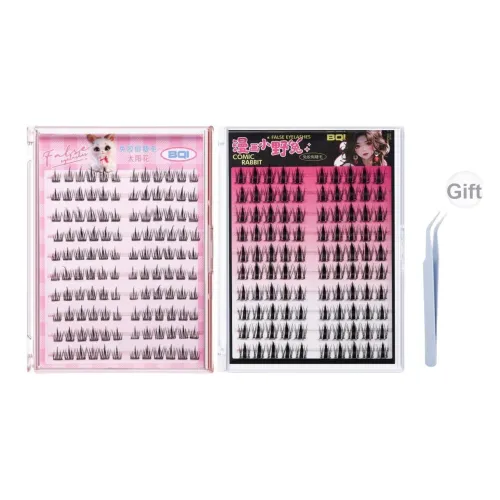 BQI Подсолнух+Комикс Кролик Клей Бесплатно Накладные ресницы Натуральный Увеличивающий Стиль Подсолнух