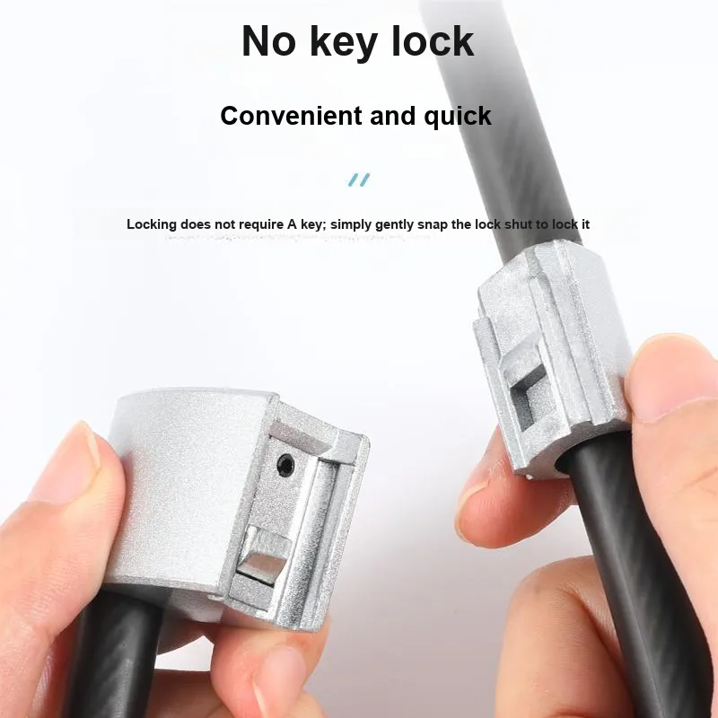 WEST BIKING Bicycle Lock Anti Theft Cable Lock-4