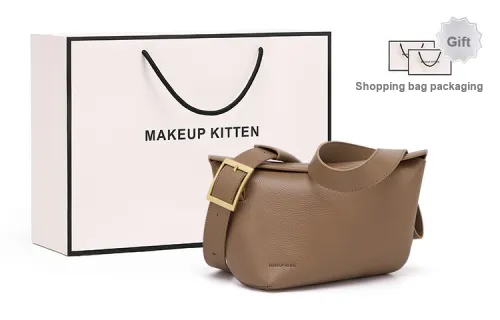 MAKEUP KITTEN Shoulder Bags Milk Tea Brown