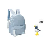 씨 솔트 블루 라지 (메인 포켓 14-인치 노트북 수납 가능) + 응원 오리 참장식