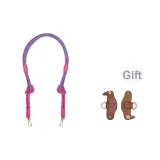 Barbie Pink-Braided String Shoulder Strap[Set]One Shoulder Effect