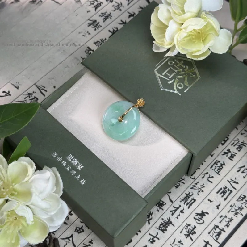 SIYIJIA Glutinous Jade Jadeite Pendants Unisex-4