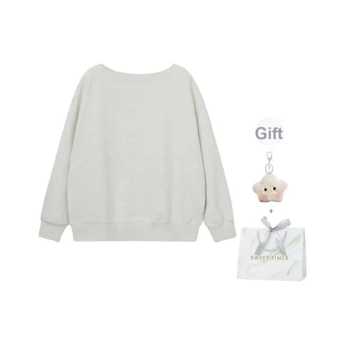 EVPGB Белый Серый Женский Свитшот