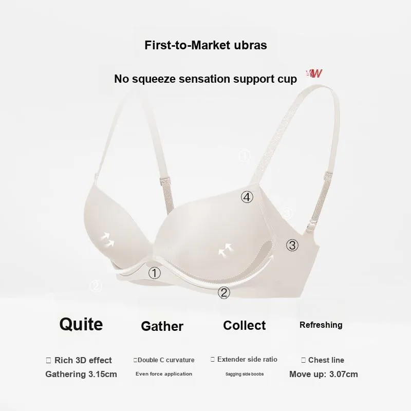 Ubras Soft Support Series 25SS Bra Women's-1