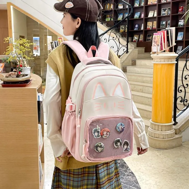 Debecca Composite Cloth Backpack Unisex Multicolor-9