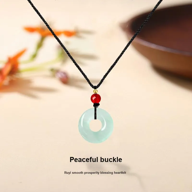 MISS TOOYA African Emerald Necklaces Women's-1