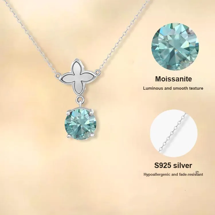 Vegetarian 925 Sterling Silver Necklaces Unisex-1