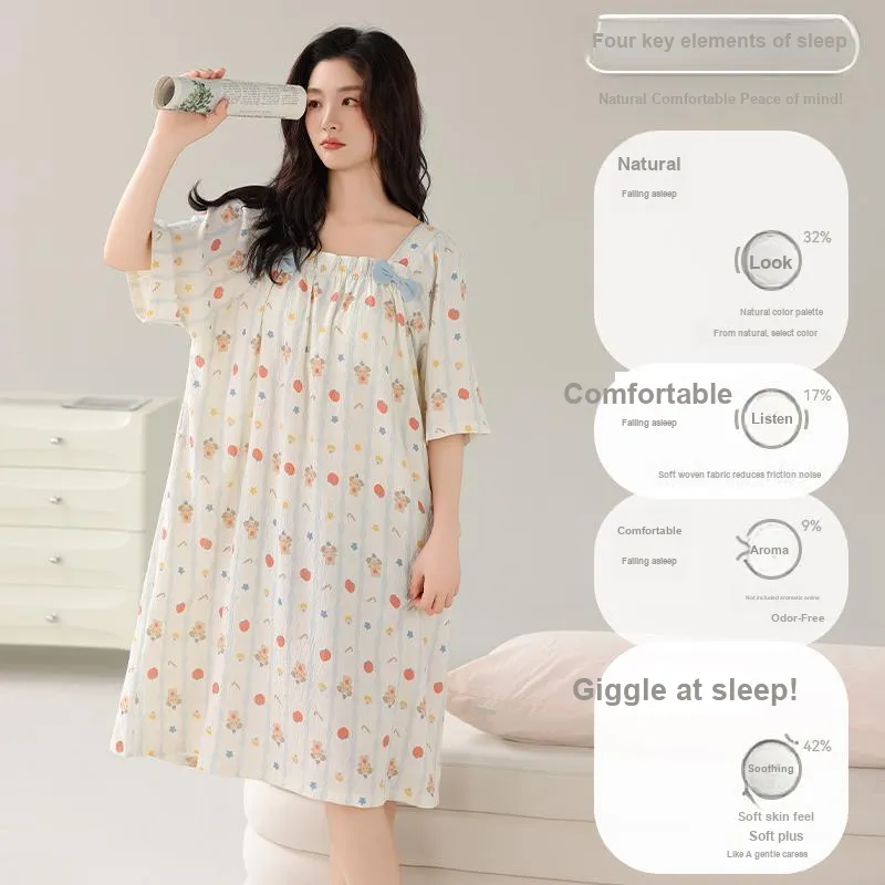 MADALLO Women's Nightgowns-3