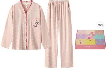 Gongdie x Disney Pajama Set Women's Gift Box Set Pink