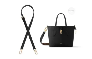 GUYI Microfiber Bag Shoulder Strap Women's Black