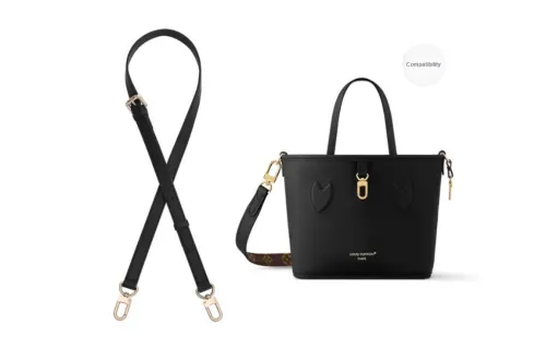 GUYI Microfiber Bag Shoulder Strap Women's Black