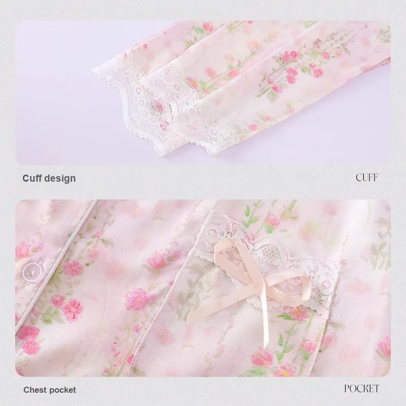 Shanghai Story Pajama Set Women's Gift Box Set Pink-3