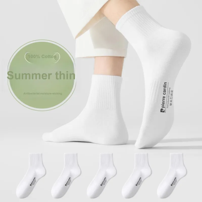 PIERRE CARDIN Mid Calf Socks Men's 5 Pack-5