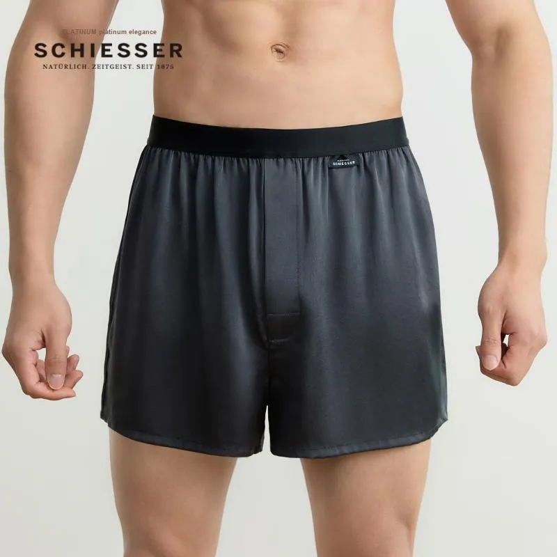 Shuya Pajama Pants Men's Dark Gray-1