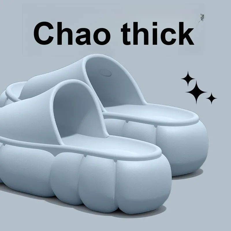 LUNNIFEIYA Premium Thick Soled Summer Couple Indoor Bathing Slip Resistant Odor Resistant EVA Slippers-3